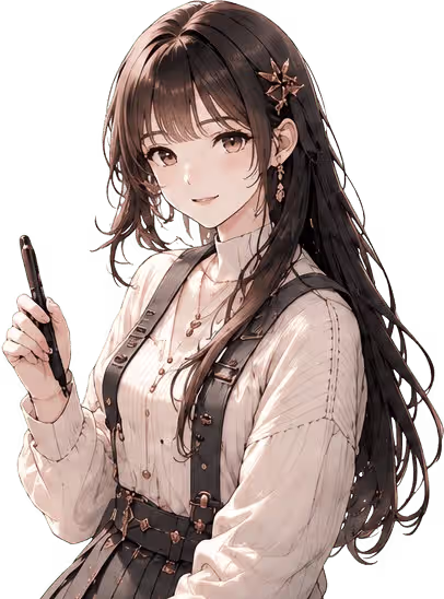 YumeRefで作成したオリキャラの立ち絵サンプル