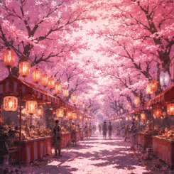 季節・イベント - 桜、夏祭り、紅葉、冬の街など - YumeRef character scene reference